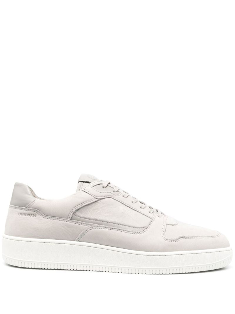 Grey Series 5 Leather Sneakers