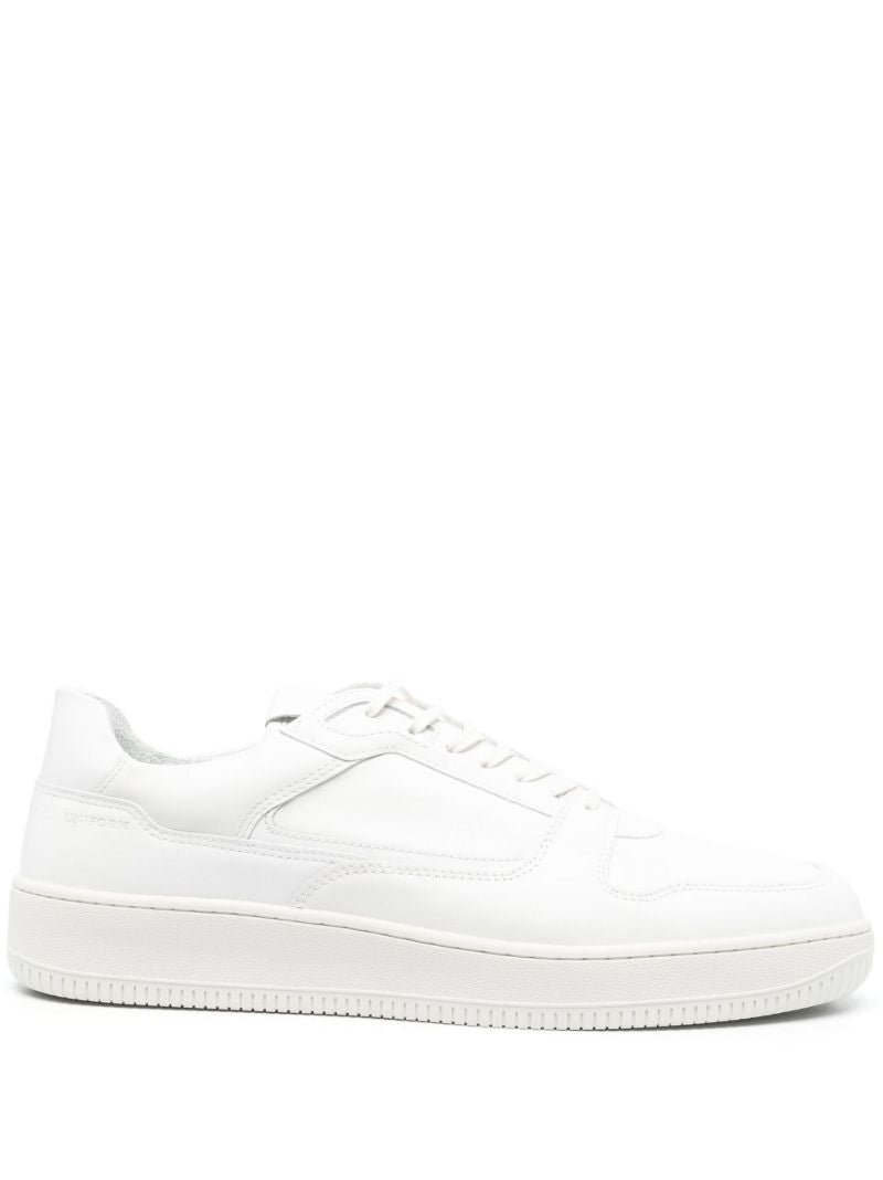 White Series 5 Leather Sneakers