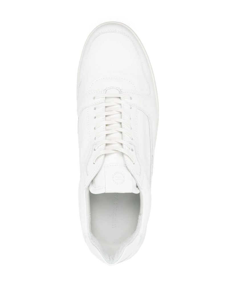 White Series 5 Leather Sneakers