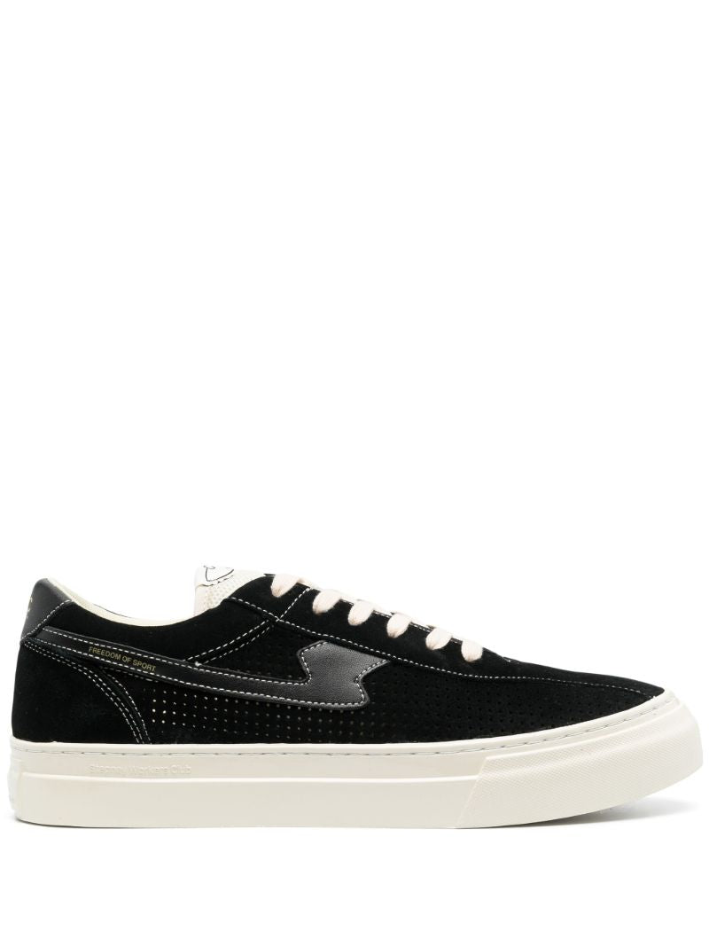 Black Dellow S-strike Suede Sneakers