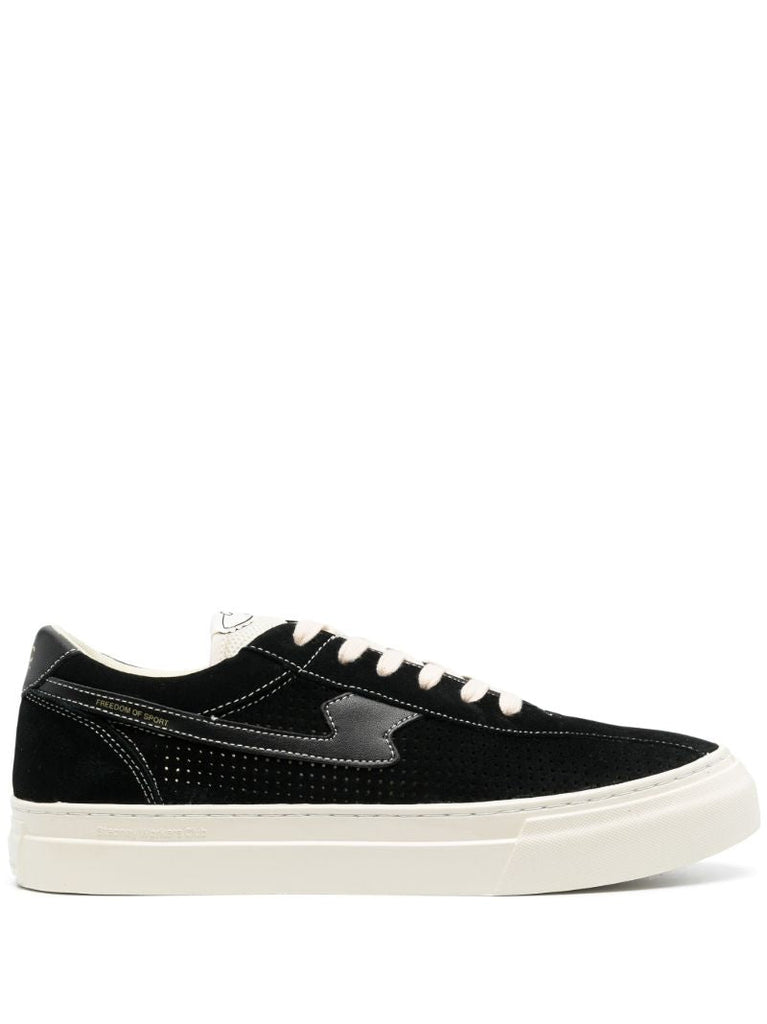 Black Dellow S-strike Suede Sneakers