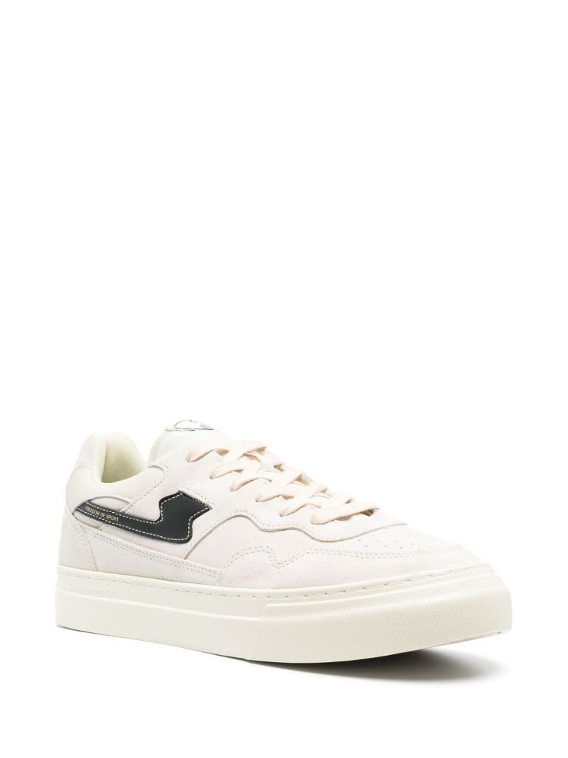 Neutral Pearl S-strike Suede Sneakers