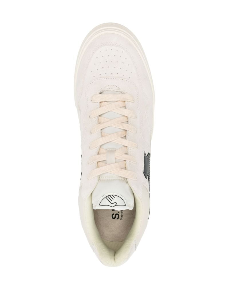 Neutral Pearl S-strike Suede Sneakers