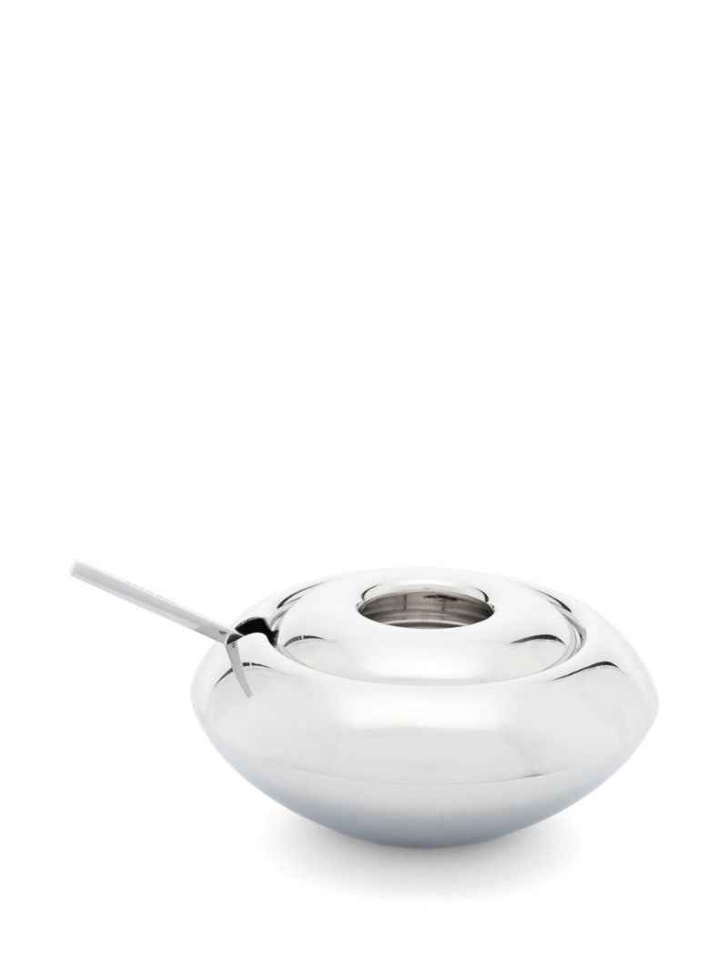 Silver-tone Form Sugar Dish