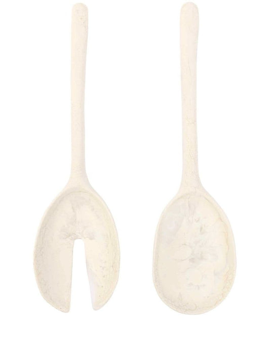 Neutral Resin Salad Server Set