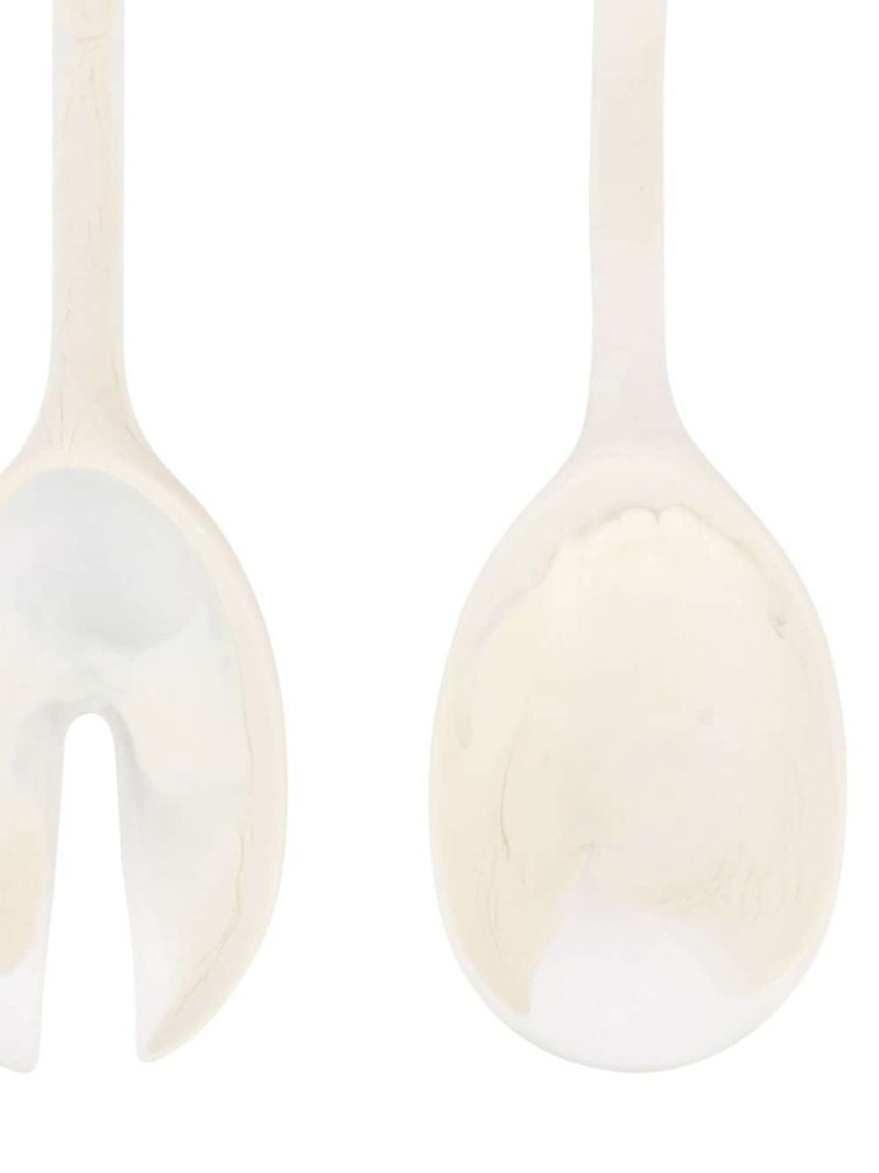 Neutral Resin Salad Server Set