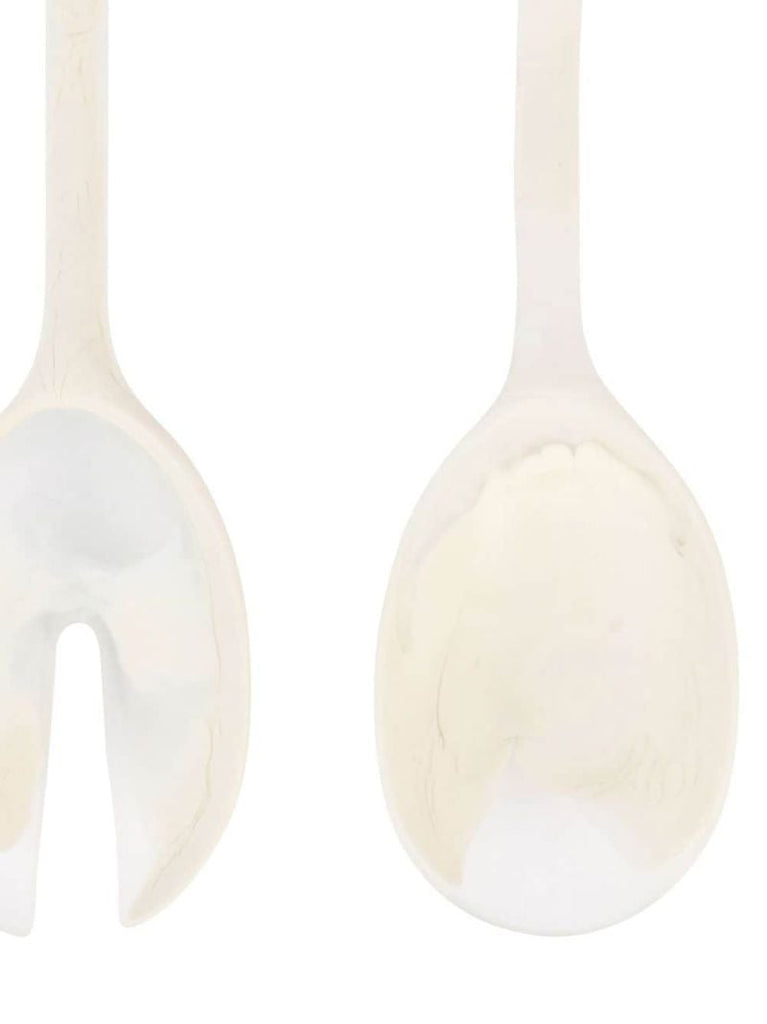 Neutral Resin Salad Server Set