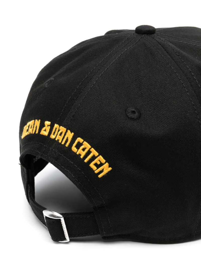 Black Logo Patch Baseball Cap