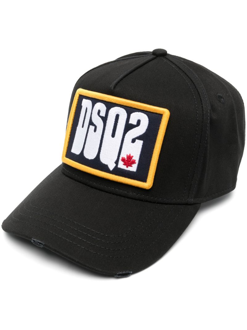 Black Logo Patch Baseball Cap