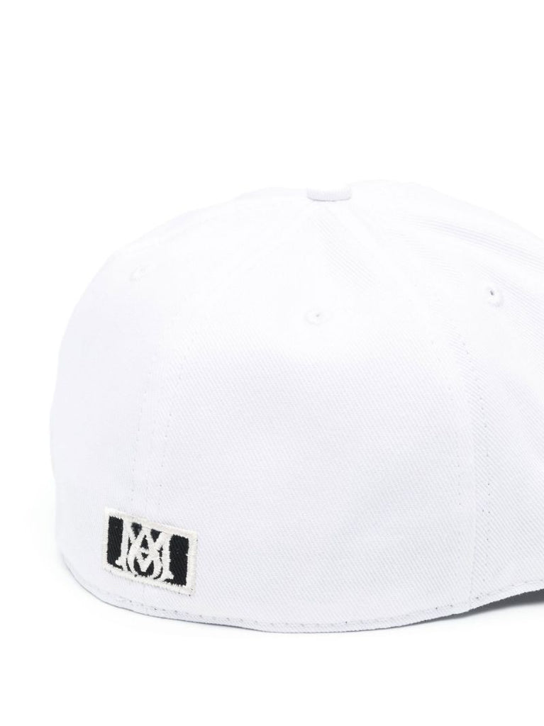White Logo Embroidered Baseball Cap