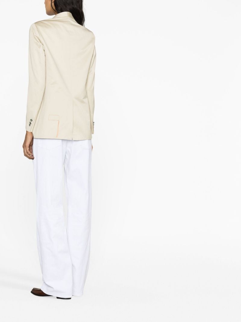 Neutral Blaire Single-breasted Blazer