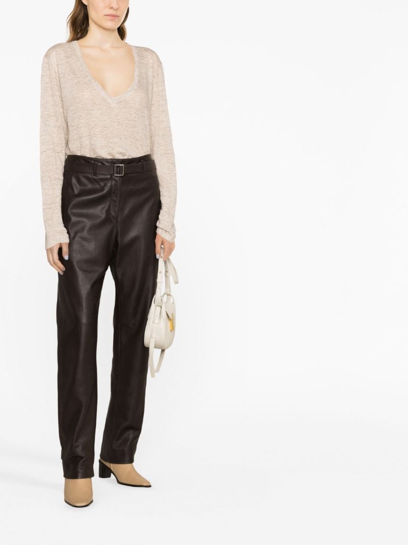 Neutral Cara Linen Top