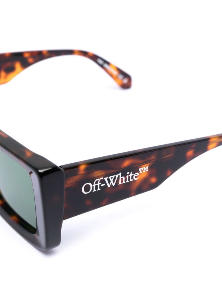 Brown Savannah Rectangle Sunglasses