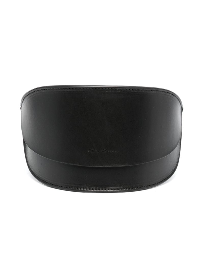 White Davis Oversized Visor Sunglasses
