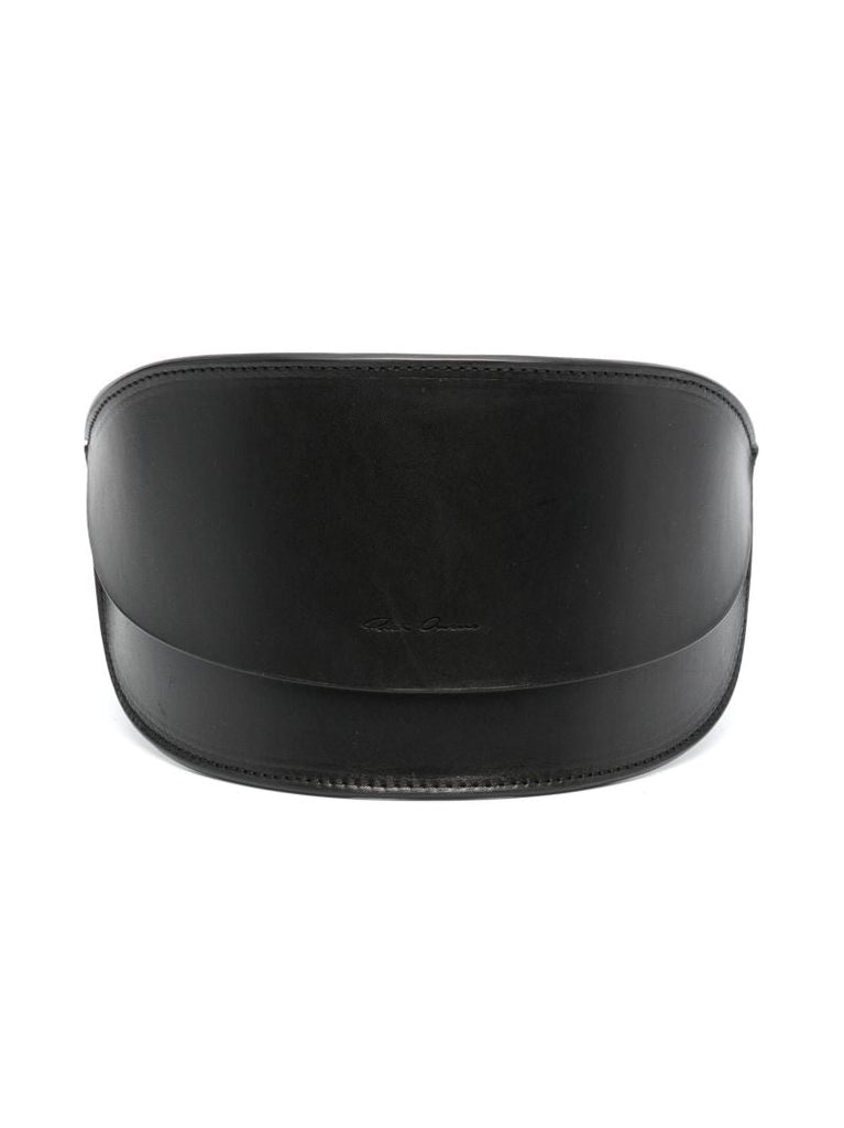 White Davis Oversized Visor Sunglasses