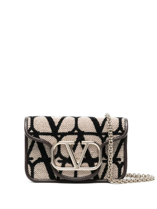 Beige Toile Iconographe Cross Body Bag