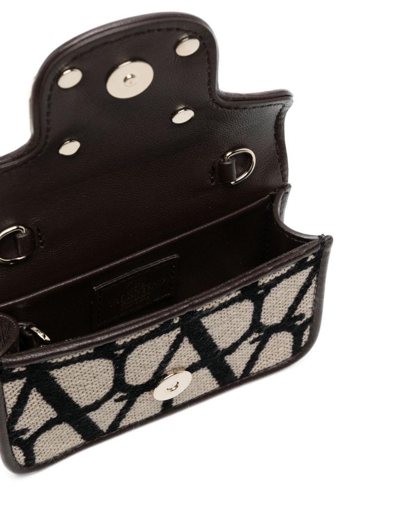 Beige Toile Iconographe Cross Body Bag