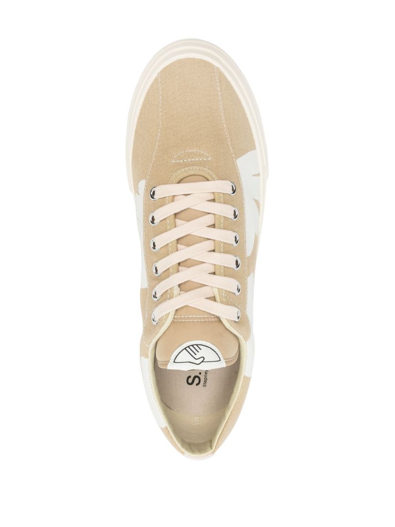 Neutral Dellow Shroom Hands Sneakers