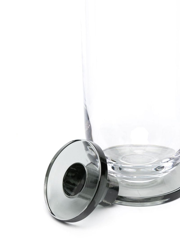 Grey Puck Glass Decanter