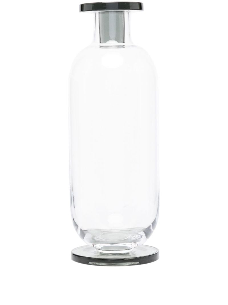 Grey Puck Glass Decanter