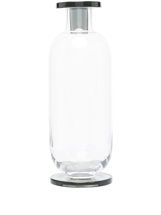 Grey Puck Glass Decanter