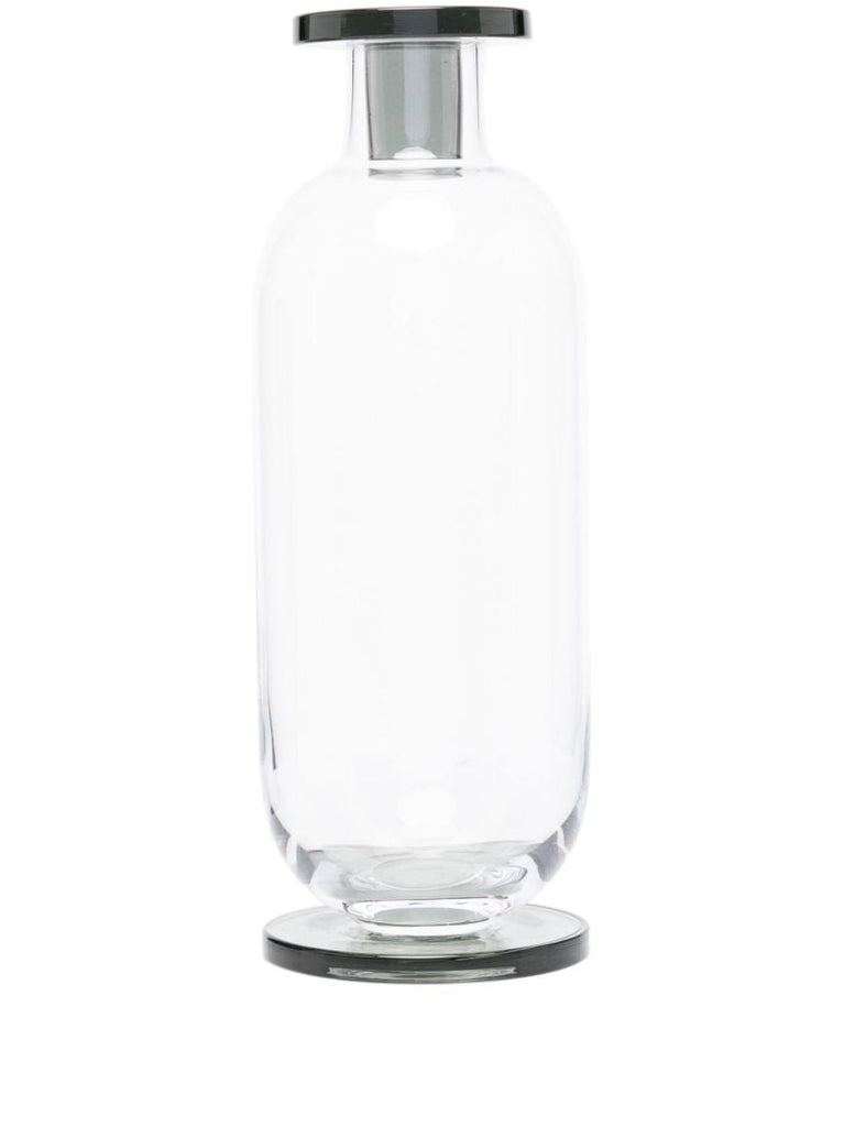 Grey Puck Glass Decanter
