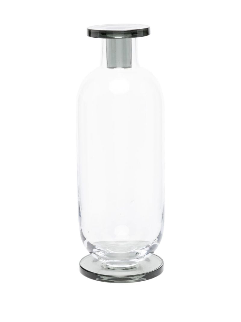 Grey Puck Glass Decanter