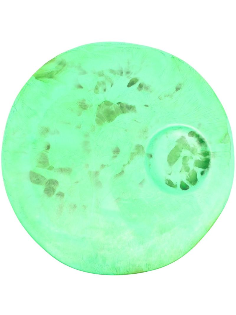 Leaf Green Resin Cheese Platter