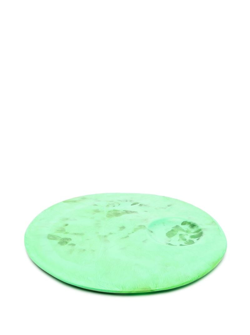 Leaf Green Resin Cheese Platter