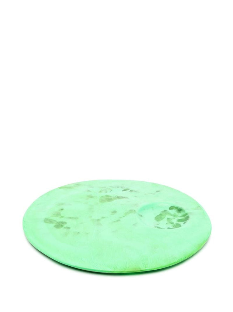 Leaf Green Resin Cheese Platter