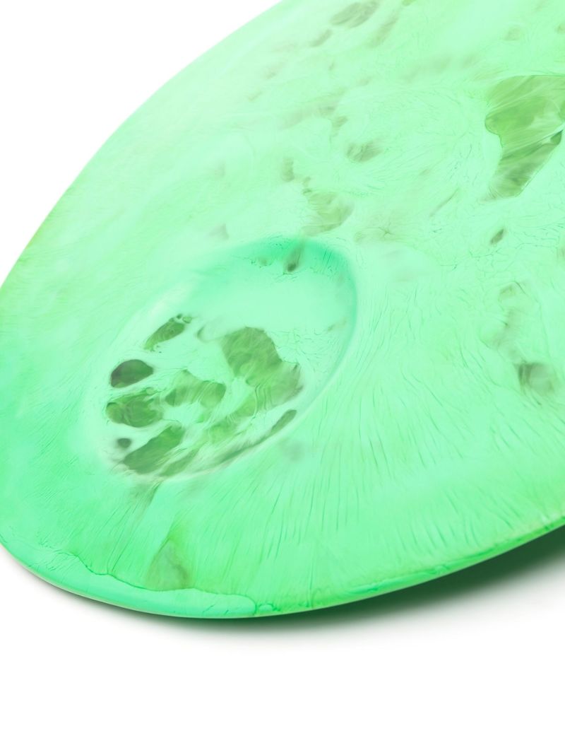 Leaf Green Resin Cheese Platter