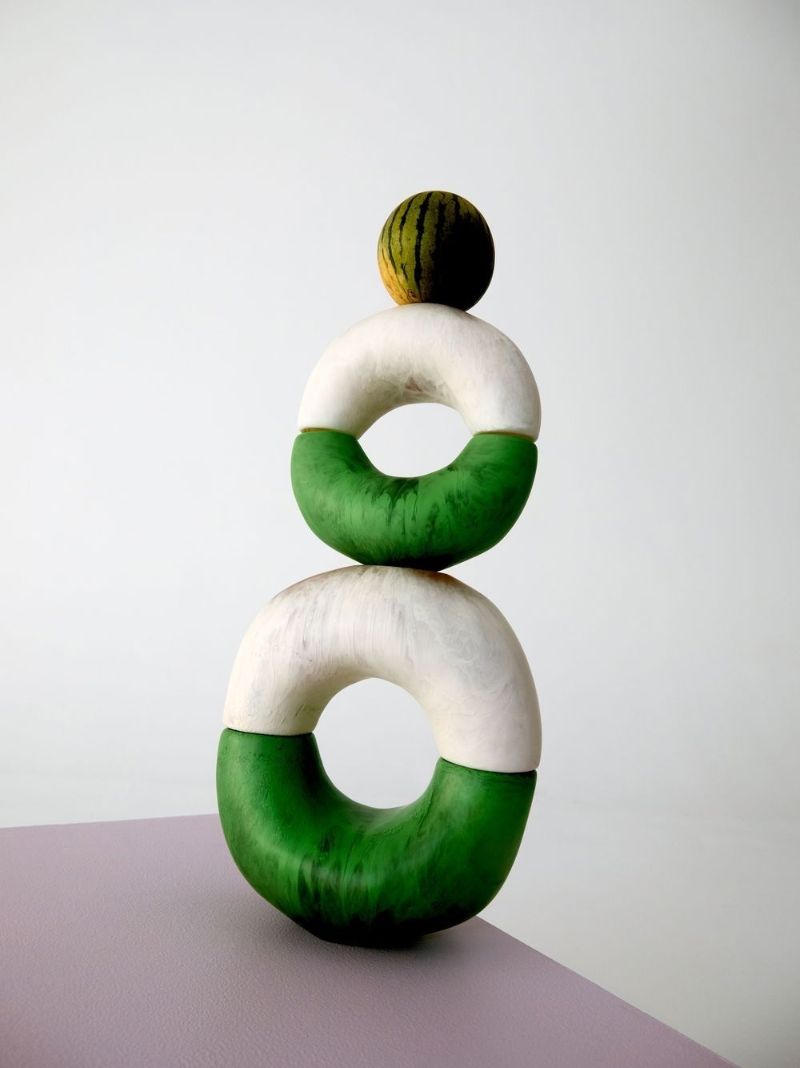 White Medium Horn Vase