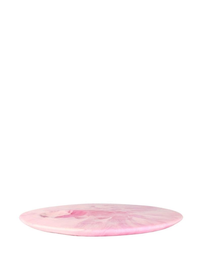Pink Resin Cheese Platter