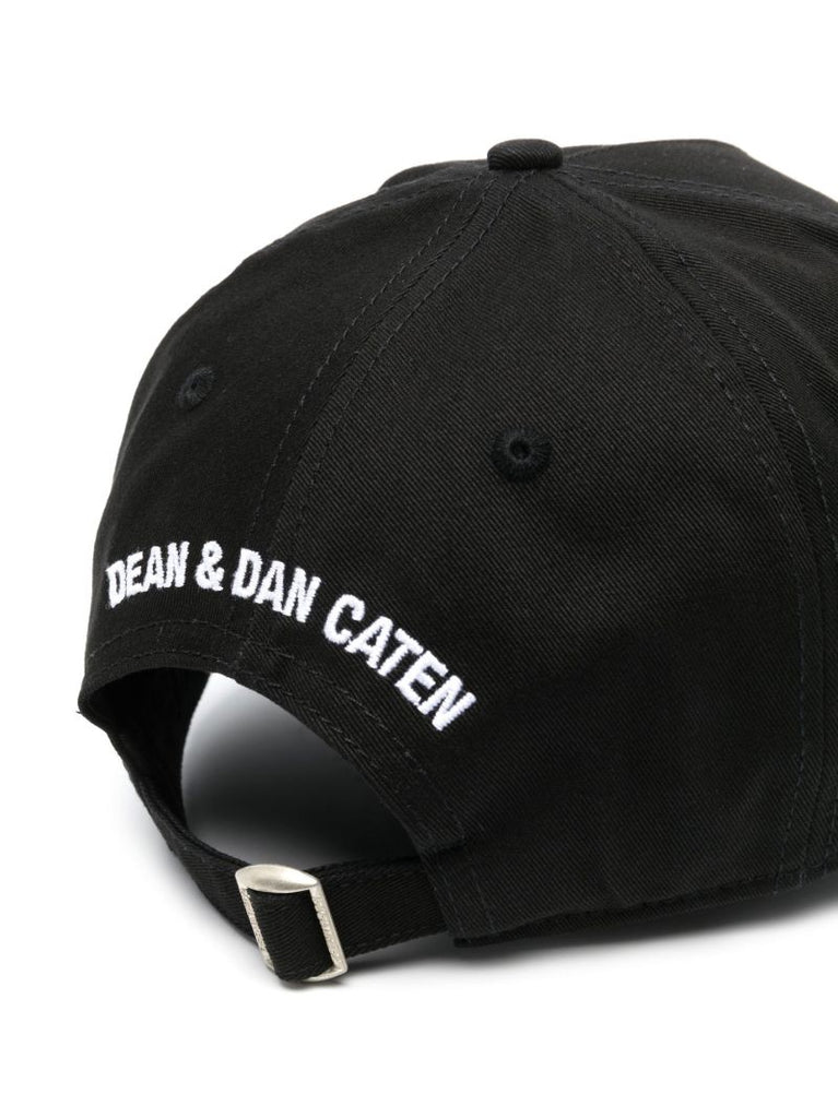 Black Logo Patch Baseball Cap