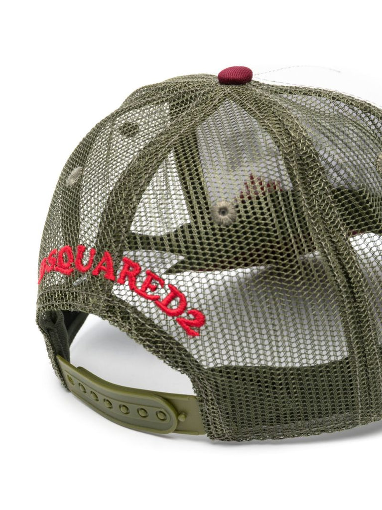 Green Slogan Print Baseball Cap