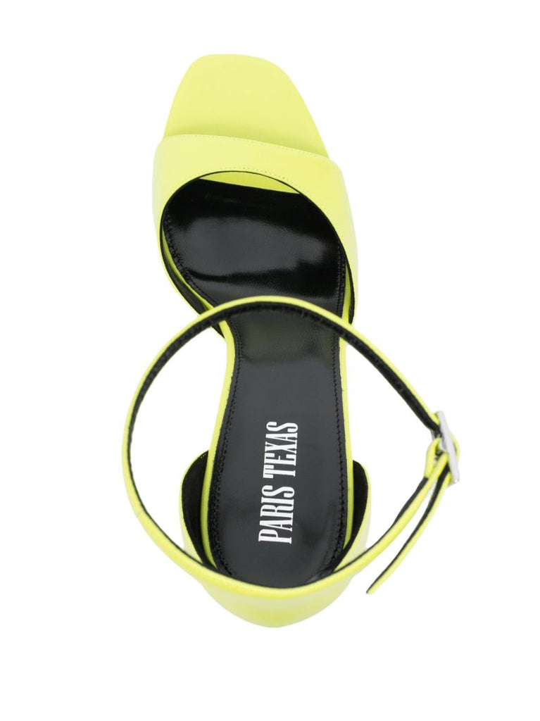 Green Fiona 100 Leather Sandals