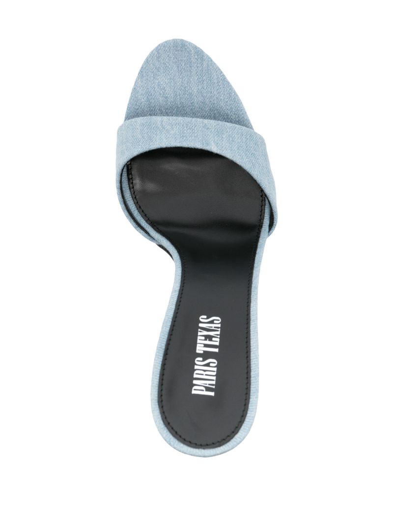 Blue Lidia 105 Denim Mules