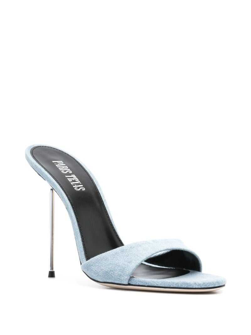 Blue Lidia 105 Denim Mules