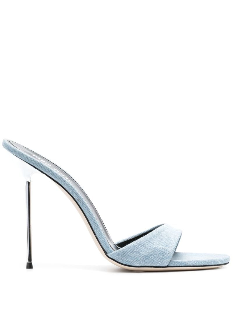 Blue Lidia 105 Denim Mules