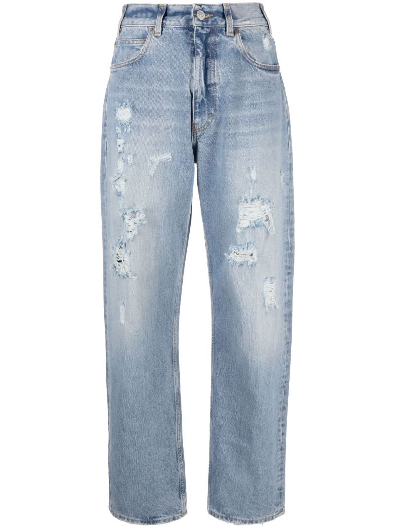 Blue Juliette Distressed Effect Jeans