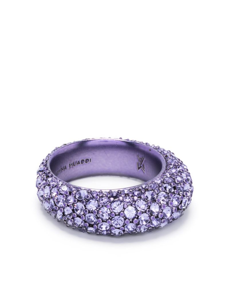 Purple Cameron Crystal Ring