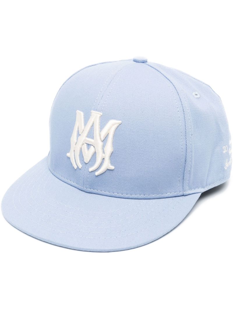 Blue Logo Embroidered Baseball Cap