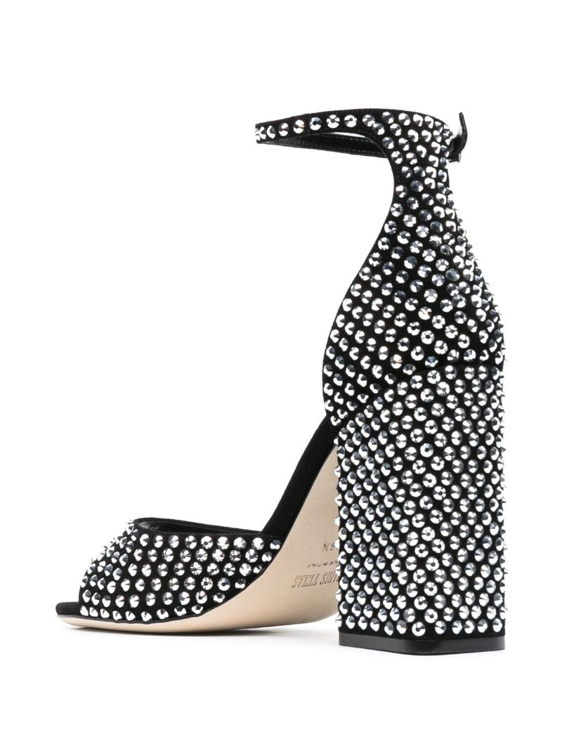 Black Holly Fiona 100 Crystal Sandals