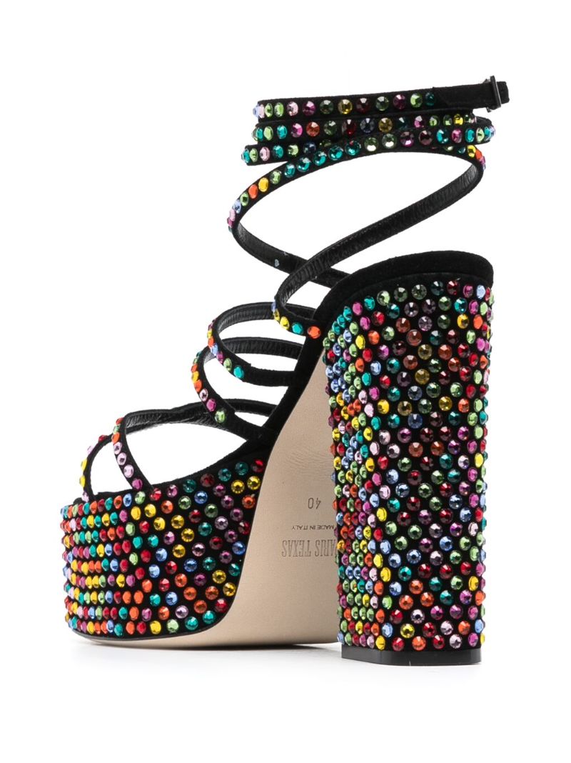 Black Holly Evita 130 Platform Sandals