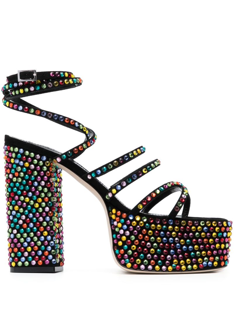Black Holly Evita 130 Platform Sandals