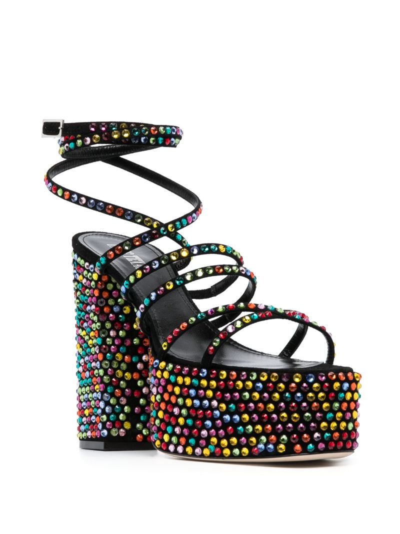 Black Holly Evita 130 Platform Sandals