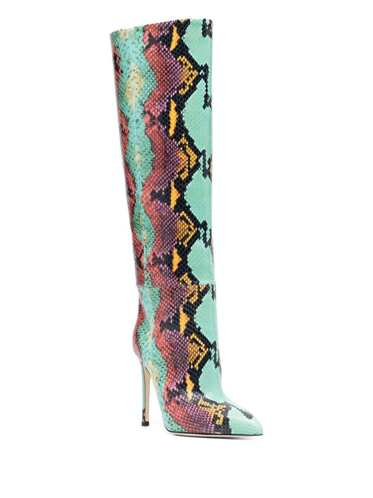 Multicolour 105 Leather Knee-high Boots