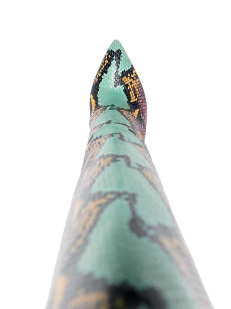 Multicolour 105 Leather Knee-high Boots