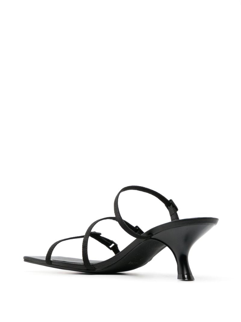 Black Brassiere 60 Leather Sandals