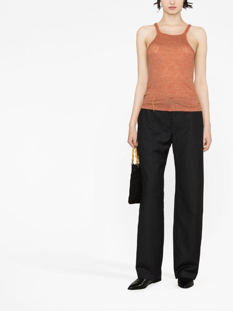 Orange Cassidy Linen Vest Top